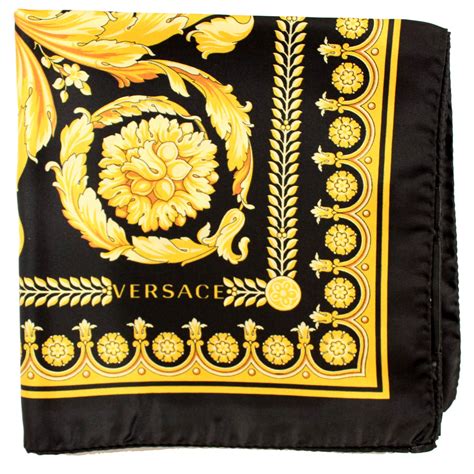 black versace scarf|Versace scarf price.